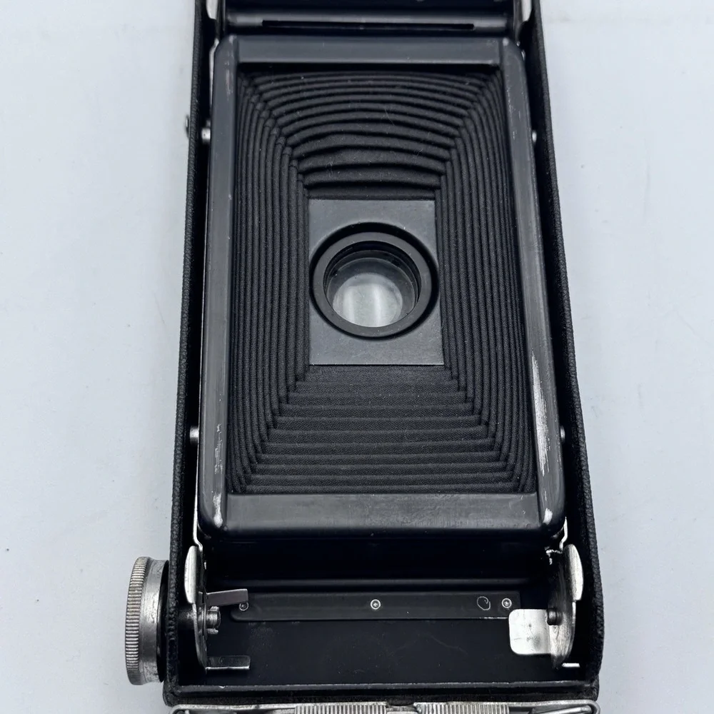 Kodak Jiffy Six 16 Series II Vintage Folding Rollfilm Camera Black 6x9 Twindar